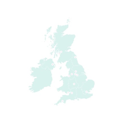 Our Network map image